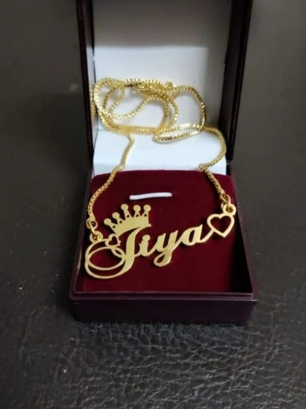 Crown Heart Single Name