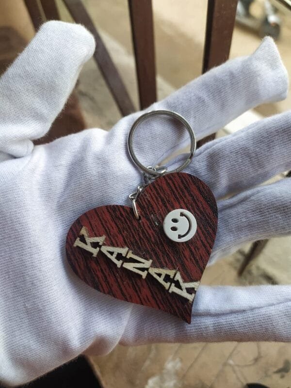 Wooden Name Keychain