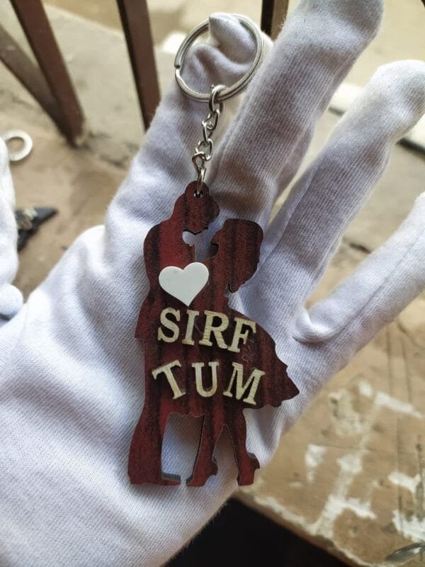 Wooden Name Keychain