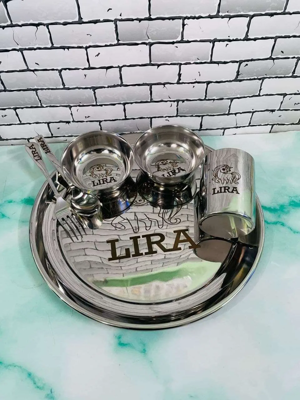 Customized Circle Plate Set