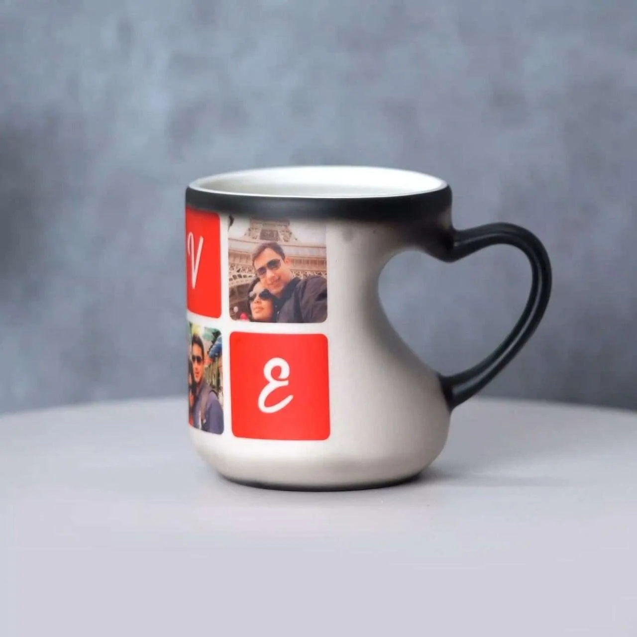 Heart Handle Magic Mug